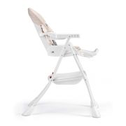 Scaun De Masa Pentru Bebelusi Si Copii, Cam   Mini, Varsta 0-36 Luni, Pliabil, Centura De Siguranta In 5 Puncte, Depozitare, Crem Pjb9444508