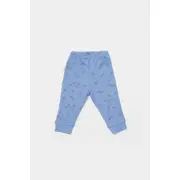 Set 2 pantalonasi Printed, BabyCosy, 50% modal+50% bumbac, Ecru/Lavanda (Marime: 18-24 Luni) JEMCSYM11617-18