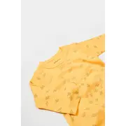 Set 3 piese:bluza, pantaloni si caciulita Printed, BabyCosy, 50% modal+50% bumbac, Lamaie (Marime: 3-6 Luni) JEMBC-CSYM25502-3