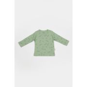 Set 3 piese:bluza, pantaloni si caciulita Printed, BabyCosy, 50% modal+50% bumbac, Verde (Marime: 18-24 Luni) JEMBC-CSYM25503-18
