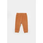 Set bluzita si pantaloni Elefant, 80%bumbac organic si 20% poliester - Caramiziu, BabyCosy (Marime: 12-18 Luni) JEMBC-CSYK6049-12