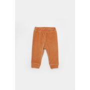 Set bluzita si pantaloni Elefant, 80%bumbac organic si 20% poliester - Caramiziu, BabyCosy (Marime: 6-9 luni) JEMBC-CSYK6049-6