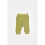 Set bluzita si pantaloni Elefant, 80%bumbac organic si 20% poliester - Verde, BabyCosy (Marime: 12-18 Luni) JEMBC-CSYK6048-12