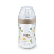 Biberon Nuk for Nature PP 260 ml, Control Temperatura, Tetina Silicon M, Crem ERFMAR-N9570
