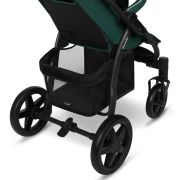 Lionelo - Carucior sport Annet Plus, De la nastere, Cu accesorii si capotina XXL reglabila, 0 - 22 Kg, Conform cu standardele europene de securitate EN1888-1 si EN1888-2, Verde BYNLO-ANNET_PLUS_GREEN_FOREST