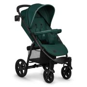 Lionelo - Carucior sport Annet Plus, De la nastere, Cu accesorii si capotina XXL reglabila, 0 - 22 Kg, Conform cu standardele europene de securitate EN1888-1 si EN1888-2, Verde BYNLO-ANNET_PLUS_GREEN_FOREST