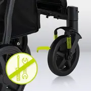 Lionelo - Carucior sport Annet Plus, De la nastere, Cu accesorii si capotina XXL reglabila, 0 - 22 Kg, Conform cu standardele europene de securitate EN1888-1 si EN1888-2, Verde BYNLO-ANNET_PLUS_GREEN_FOREST