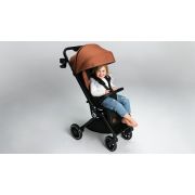 Lionelo - Carucior sport Cloe, De la nastere, Cu accesorii, Cadru din aluminiu, 0-22 kg, Usor, Pliabil cu o singura mana, Ideal pentru toate tipurile de suprafete, Bej BYNLO-CLOE_BEIGE_SAND