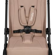 Lionelo - Carucior sport Cloe, De la nastere, Cu accesorii, Cadru din aluminiu, 0-22 kg, Usor, Pliabil cu o singura mana, Ideal pentru toate tipurile de suprafete, Bej BYNLO-CLOE_BEIGE_SAND