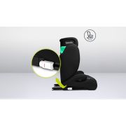 Lionelo - Scaun auto, Hugo i-Size, Universal, Orientare in directia sensului de mers, Reglabil, Conform standardului de securitate R129, 100-150 cm, 4-12 ani, Rosu BYNLO-HUGO_I-SIZE_SPORTY_BLACK_RED