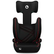 Lionelo - Scaun auto, Hugo i-Size, Universal, Orientare in directia sensului de mers, Reglabil, Conform standardului de securitate R129, 100-150 cm, 4-12 ani, Rosu BYNLO-HUGO_I-SIZE_SPORTY_BLACK_RED