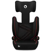 Lionelo - Scaun auto, Hugo i-Size, Universal, Orientare in directia sensului de mers, Reglabil, Conform standardului de securitate R129, 100-150 cm, 4-12 ani, Rosu BYNLO-HUGO_I-SIZE_SPORTY_BLACK_RED