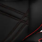 Lionelo - Scaun auto, Hugo i-Size, Universal, Orientare in directia sensului de mers, Reglabil, Conform standardului de securitate R129, 100-150 cm, 4-12 ani, Rosu BYNLO-HUGO_I-SIZE_SPORTY_BLACK_RED