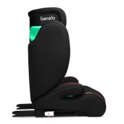 Lionelo - Scaun auto, Hugo i-Size, Universal, Orientare in directia sensului de mers, Reglabil, Conform standardului de securitate R129, 100-150 cm, 4-12 ani, Rosu BYNLO-HUGO_I-SIZE_SPORTY_BLACK_RED