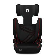Lionelo - Scaun auto, Hugo i-Size, Universal, Orientare in directia sensului de mers, Reglabil, Conform standardului de securitate R129, 100-150 cm, 4-12 ani, Rosu BYNLO-HUGO_I-SIZE_SPORTY_BLACK_RED