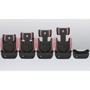 Lionelo - Scaun auto, Hugo i-Size, Universal, Orientare in directia sensului de mers, Reglabil, Conform standardului de securitate R129, 100-150 cm, 4-12 ani, Roz BYNLO-HUGO_I-SIZE_PINK_BABY