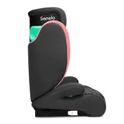 Lionelo - Scaun auto, Hugo i-Size, Universal, Orientare in directia sensului de mers, Reglabil, Conform standardului de securitate R129, 100-150 cm, 4-12 ani, Roz BYNLO-HUGO_I-SIZE_PINK_BABY