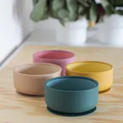 Petite&Mars - Bol Take&Match, Cu ventuza, Silicon, Fara BPA, 450 ml, 6 luni+, Galben BYN718819