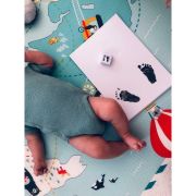 Petite&Mars - Cerneala pentru amprente mulaj, Utilizare multipla, Baby Dab, Unisex, Gri BYN90019