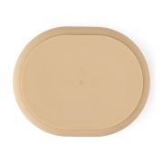 Petite&Mars - Farfurie compartimentata Take&Match, Ovala, Cu ventuza si 3 compartimente, Silicon, Fara BPA, 630 ml, 6 luni+, Bej BYN717818