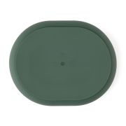 Petite&Mars - Farfurie compartimentata Take&Match, Ovala, Cu ventuza si 3 compartimente, Silicon, Fara BPA, 630 ml, 6 luni+, Verde BYN717817