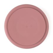 Petite&Mars - Farfurie compartimentata Take&Match, Rotunda, Cu ventuza si 3 compartimente, Silicon, Fara BPA, 500 ml, 6 luni+, Roz BYN715820
