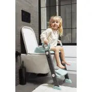Reductor toaleta pliabil cu scara , BabyJem (Culoare: Alb) JEMbj_8611