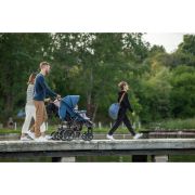 Lionelo - Carucior sport Annet Plus, De la nastere, Cu accesorii si capotina XXL reglabila, 0 - 22 Kg, Conform cu standardele europene de securitate EN1888-1 si EN1888-2, Verde BYNLO-ANNET_PLUS_GREEN_FOREST