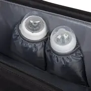 Lionelo - Geanta pentru mamici Ida Cu multiple compartimente, Negru BYNLO-IDA_BLACK_ONYX