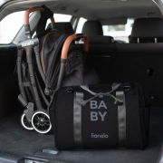 Lionelo - Geanta pentru mamici Ida Cu multiple compartimente, Negru BYNLO-IDA_BLACK_ONYX