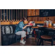 Lionelo - Geanta pentru mamici Ida Cu multiple compartimente, Negru BYNLO-IDA_BLACK_ONYX