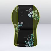 Lionelo - Insertie carucior, Editie limitata, Ajustabila pentru fiecare carucior, Cu orificii pentru centurile de siguranta, Cu imprimeu fata-verso, Din material hidrofob, 48x72x1 cm, Gri BYNLO-SEATLINER_GOLDEN_MOMENTS_GREY