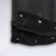 Lionelo - Manusi termice pentru carucior, Universale, Impermeabile, Interior din lana, Cu blana ecologica detasabila, Negru BYNLO-HANDMUFF_BLACK