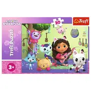 PUZZLE TREFL 30 GABBYS DOLLHOUSE CASA LUI GABBY VIV18301