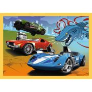 PUZZLE TREFL 4IN1 HOT WHEELS VEHICULE VIV34627