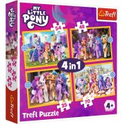 PUZZLE TREFL 4IN1 MY LITTLE PONY SA CUNOASTEM PONEII VIV34624