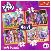 PUZZLE TREFL 4IN1 MY LITTLE PONY SA CUNOASTEM PONEII VIV34624