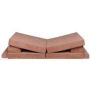 Playset Modular Canapea Premium Velur Reiat   Corduroy Spuma ,   Caramiziu Pjbsdps02ie