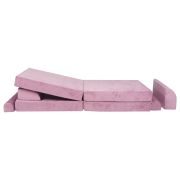 Playset Modular Canapea Premium Velvet Spuma ,   Roz Pjbsdp02ie