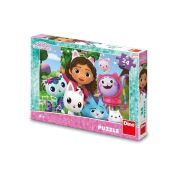 Puzzle - casa de papusi a lui gabby (24 piese)