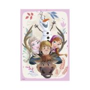 Puzzle 2 in 1 - anna si elsa (2 x 77 piese)