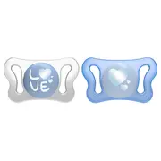 Suzeta Chicco PhysioForma Micro, 2 bucati, blue, 0-2luni CHC75126-7_BLUE