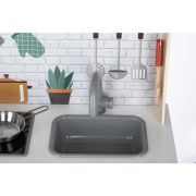 Bucatarie pentru copii, Mini Chef, Din lemn, Cu efecte de sunet si lumina, Cu accesorii, 70 x 30 x 104 cm, Free2Play BYN80579