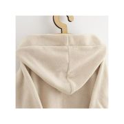 Halat de baie pentru copii, Cu buzunare, Cu cordon, Marime 80/86, Dim bumbac 100%, New Baby, Comfortably beige BYN53714