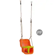 Leagan baby seat luxe culoare: orange/lime green, franghie pp 10 kb131001007002