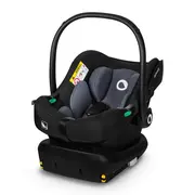 Lionelo - Baza scaun auto i-Size, Astrid, Cu Isofix, Cu indicatori pentru instalare corecta, Negru BYNLO-ASTRID_I-SIZE_BASE_BLACK