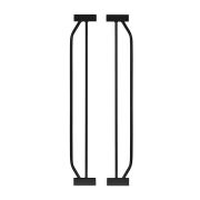 Lionelo - Poarta de siguranta prin presiune Truus Slim, 105 cm, Conform cu standardul europeane de securitate EN1930, Gri/Natur BYNLO-TRUUS_SLIM_GREY_GRAPHITE