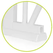 Lionelo - Poarta de siguranta prin presiune Truus Slim, 105 cm, Conform cu standardul europeane de securitate EN1930, Gri/Natur BYNLO-TRUUS_SLIM_WHITE_NATURAL