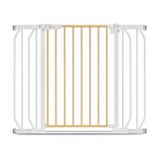 Lionelo - Poarta de siguranta prin presiune Truus Slim, 105 cm, Conform cu standardul europeane de securitate EN1930, Gri/Natur BYNLO-TRUUS_SLIM_WHITE_NATURAL