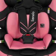 Lionelo - Scaun auto, Levi One i-Size, Universal, Instalare FWF, Cu tetiera reglabila in 10 pozitii, Cu spatar detasabil, 76-150 cm, Conform cu R129, Roz BYNLO-LEVI_ONE_I-SIZE_PINK_ROSE
